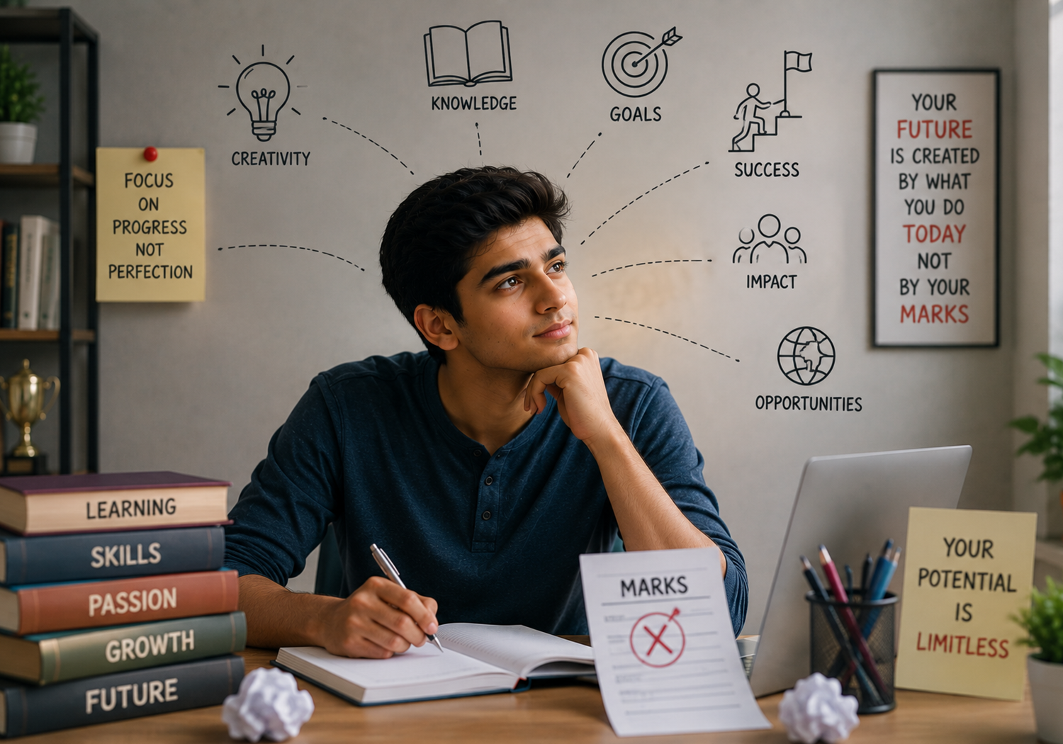 marks do not define future success