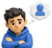 low confidence student illustration
